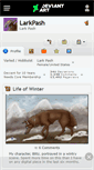 Mobile Screenshot of larkpash.deviantart.com