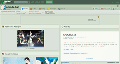 Desktop Screenshot of amanda-chan.deviantart.com