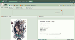 Desktop Screenshot of dacil.deviantart.com