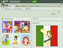 Tablet Screenshot of keygi.deviantart.com