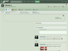Tablet Screenshot of lifeless-v.deviantart.com