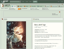 Tablet Screenshot of leaf-19.deviantart.com