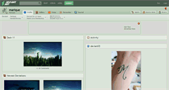 Desktop Screenshot of marique.deviantart.com