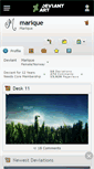 Mobile Screenshot of marique.deviantart.com