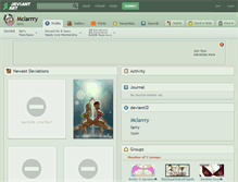 Tablet Screenshot of mclarrry.deviantart.com