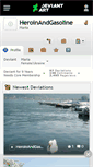 Mobile Screenshot of heroinandgasoline.deviantart.com