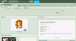 Desktop Screenshot of amythecat.deviantart.com