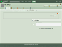 Tablet Screenshot of kinakitana.deviantart.com