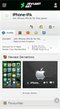 Mobile Screenshot of iphone-ipa.deviantart.com