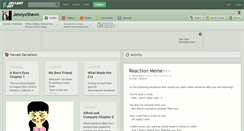 Desktop Screenshot of jennyxshawn.deviantart.com