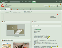 Tablet Screenshot of calismaalani.deviantart.com