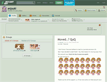 Tablet Screenshot of anjuuki.deviantart.com