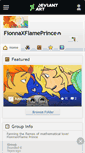 Mobile Screenshot of fionnaxflameprince.deviantart.com