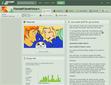 Tablet Screenshot of fionnaxflameprince.deviantart.com