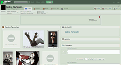 Desktop Screenshot of gothic-harlequin.deviantart.com