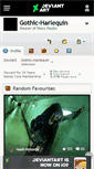 Mobile Screenshot of gothic-harlequin.deviantart.com