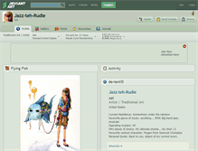 Tablet Screenshot of jazz-teh-rudie.deviantart.com