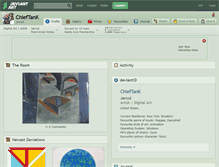 Tablet Screenshot of chieftank.deviantart.com