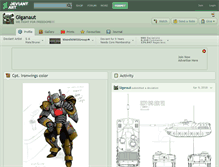 Tablet Screenshot of giganaut.deviantart.com