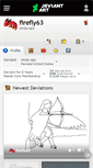 Mobile Screenshot of firefly63.deviantart.com