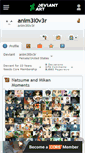 Mobile Screenshot of anim3l0v3r.deviantart.com