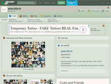 Tablet Screenshot of anim3l0v3r.deviantart.com