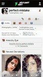 Mobile Screenshot of perfect-mistake.deviantart.com