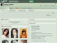 Tablet Screenshot of perfect-mistake.deviantart.com