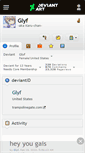 Mobile Screenshot of glyf.deviantart.com