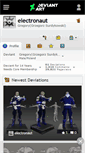 Mobile Screenshot of electronaut.deviantart.com
