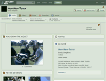 Tablet Screenshot of mew-mew-terror.deviantart.com