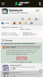 Mobile Screenshot of darkmochi.deviantart.com