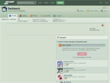 Tablet Screenshot of darkmochi.deviantart.com