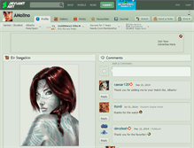 Tablet Screenshot of amolino.deviantart.com
