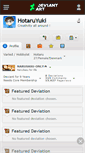 Mobile Screenshot of hotaruyuki.deviantart.com