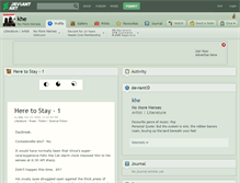 Tablet Screenshot of khe.deviantart.com