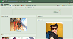 Desktop Screenshot of delfinek.deviantart.com