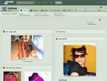 Tablet Screenshot of delfinek.deviantart.com