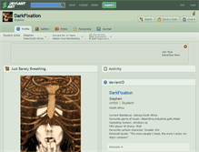 Tablet Screenshot of darkfixation.deviantart.com