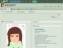 Tablet Screenshot of dango-daikazoku.deviantart.com