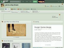 Tablet Screenshot of lost-in-a-day-dream.deviantart.com
