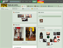 Tablet Screenshot of heels-at-work.deviantart.com