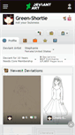 Mobile Screenshot of green-shortie.deviantart.com