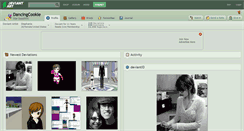 Desktop Screenshot of dancingcookie.deviantart.com