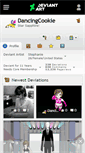 Mobile Screenshot of dancingcookie.deviantart.com
