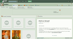 Desktop Screenshot of mediant.deviantart.com