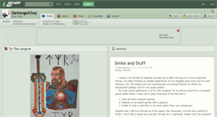 Desktop Screenshot of darkangelchey.deviantart.com
