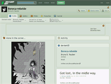 Tablet Screenshot of boneca-rebelde.deviantart.com