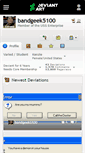 Mobile Screenshot of bandgeek5100.deviantart.com