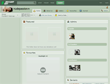 Tablet Screenshot of nudepassion.deviantart.com